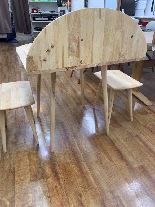 リビンズ ダイニング3点セット ナチュラル 1