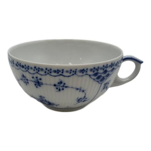 ROYAL COPENHAGEN (ロイヤル・コペンハーゲン) カップ&ソーサー 保存ヨゴレ有 ブルーフルーテッド・ハーフレース 5Pセット