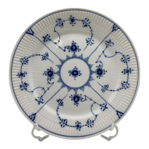 ROYAL COPENHAGEN (ロイヤル・コペンハーゲン) ペアプレート 25㎝ ブルーフルーテッド・プレイン