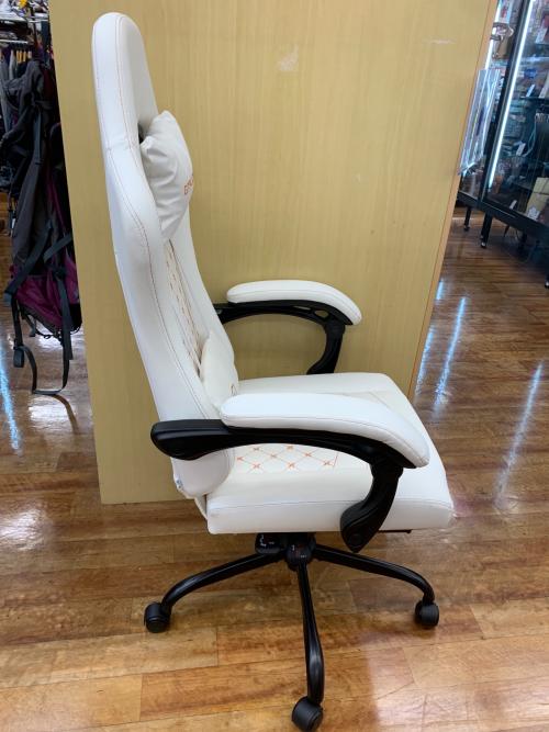 GTPLAYER ゲーミングチェア ホワイト×オレンジ