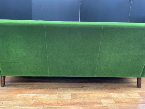 カリモク60 (カリモクロクマル) 3人掛けソファー モケットグリーン ロビーチェア