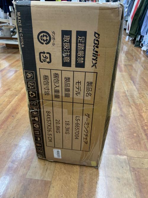 Dowinx (ドウィンクス) ゲーミングチェア LS-6657D04 ブラック 未使用品 LS-6657D04