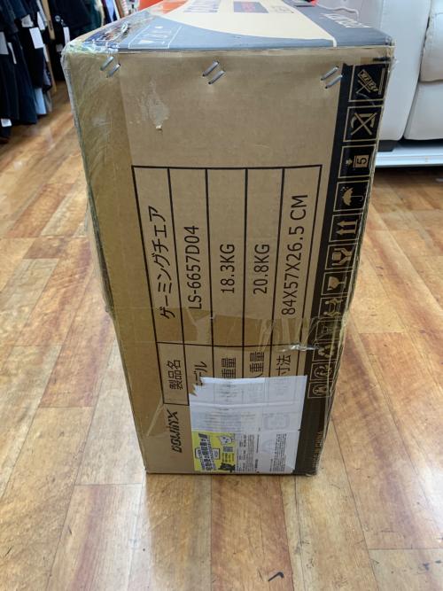 Dowinx (ドウィンクス) ゲーミングチェア LS-6657D04 ブラック 未使用品 LS-6657D04