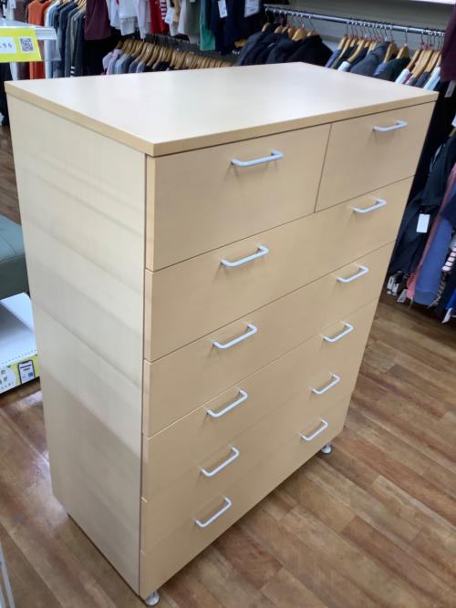 無印良品 (ムジルシリョウヒン) ハイチェスト UB870WH-6D ナチュラル