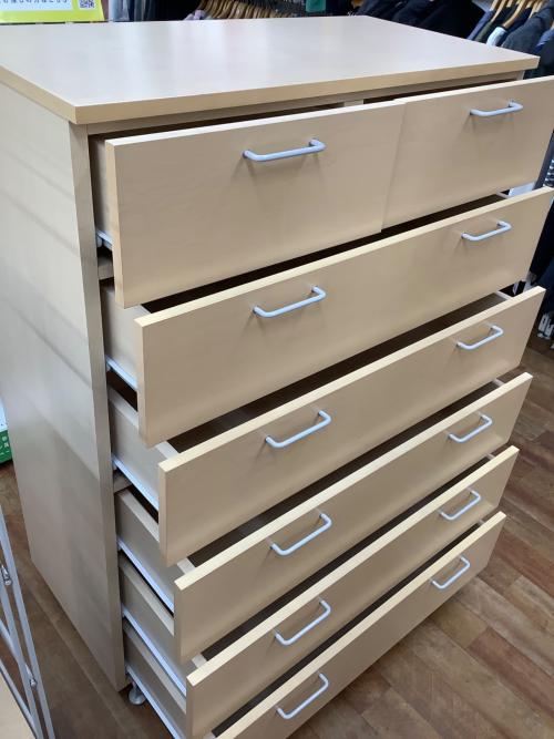 無印良品 (ムジルシリョウヒン) ハイチェスト UB870WH-6D ナチュラル