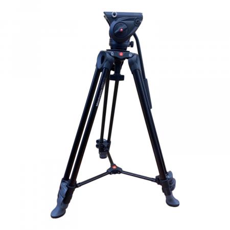 Manfrotto (マンフロット) 三脚 MVT502AM ビデオ雲台MVH500A付