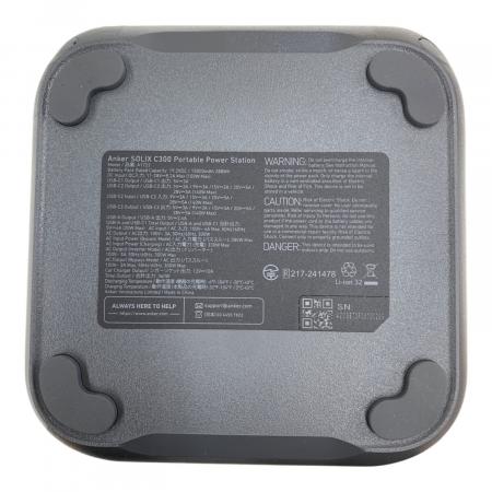 【トレファク足立扇店】ﾎﾟｰﾀﾌﾞﾙ電源 ANKER(ｱﾝｶｰ) SOLIX C300 288Wh 付属品完備 Anker Solix C300 Portable Power Station with Anker Solix PS60