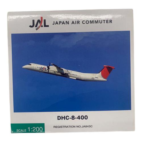 JAL (ジャル) 1/200 JAL DHC-8-400 飛行機