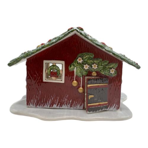 Villeroy&Boch (ビレロイアンドボッホ) キャンドルホルダー 陶器  クリスマスハウス