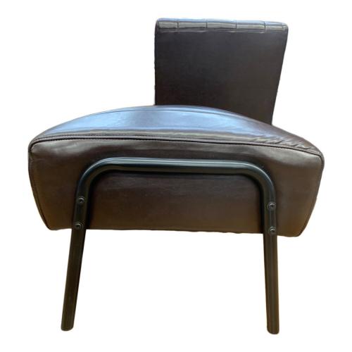 1人掛けソファー ブラウン ステイン2KD