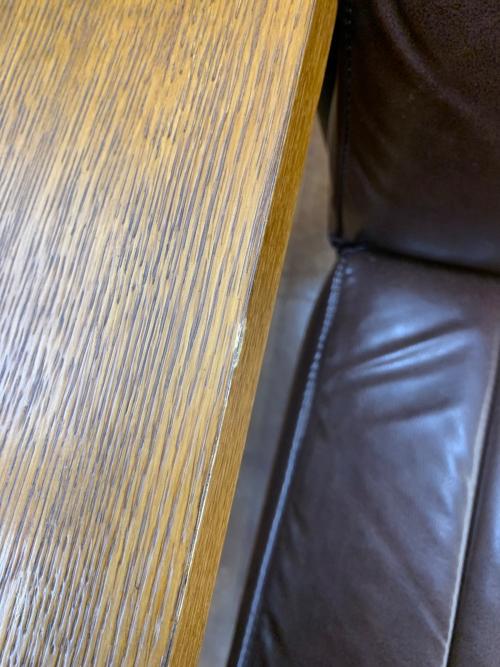 1人掛けソファー ブラウン ステイン2KD