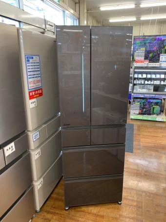 MITSUBISHI (ミツビシ) 6ドア冷蔵庫 MR-WZ55K-H 2024年製 スマホ連携／タッチパネル（操作） 121 547L
