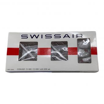 SWISSAIR CV-880/CV-990/with GSE set 飛行機 1:400