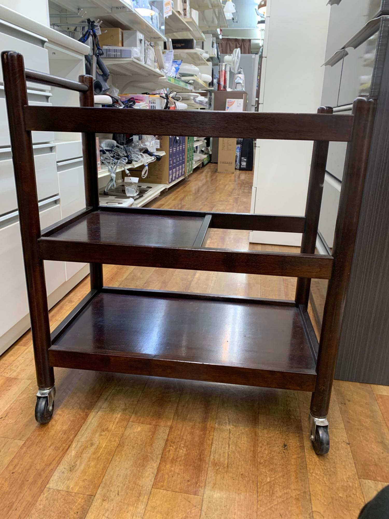 【けんさまのご購入品です】 松本民藝家具 松本民芸家具 (マツモトミンゲイカグ) ワゴン 129 ブラウン B型