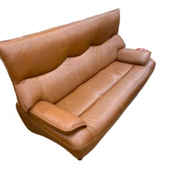 関家具 (セキカグ) 3人掛けソファー ブラウン マリアン