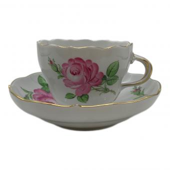 Meissen (マイセン) カップ&ソーサー 一つ花 ピンク ベーシックフラワー