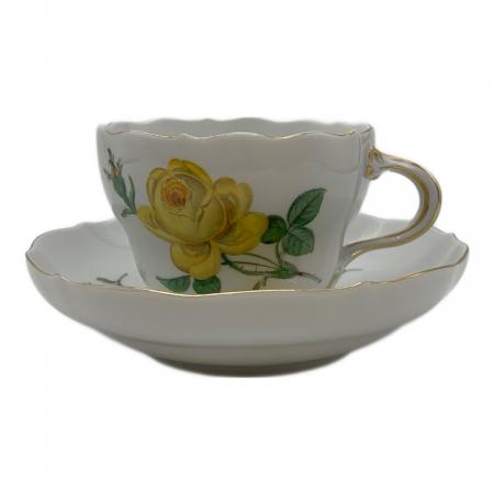 Meissen (マイセン) カップ&ソーサー 一つ花 イエロー ベーシック 