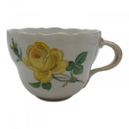 Meissen (マイセン) カップ&ソーサー 一つ花 イエロー ベーシック