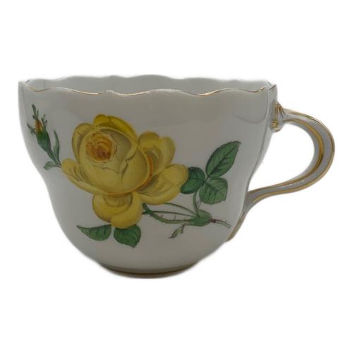 Meissen (マイセン) カップ&ソーサー 一つ花 イエロー ベーシックフラワー