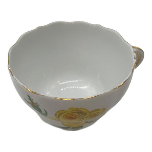 Meissen (マイセン) カップ&ソーサー 一つ花 イエロー ベーシックフラワー