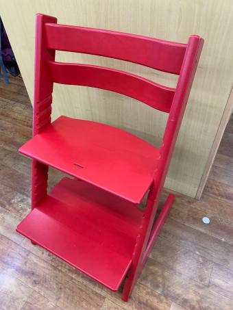 STOKKE (ストッケ) ベビーチェア S/N42403951 レッド TRIPP TRAPP