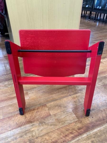 ★リユースのサカイ水戸店★ STOKKE ベビーチェア レッド H×D×W クリーニング済み MT6169 ストッケ トリップトラップ ベビーチェア ハイチェア レッド 北欧