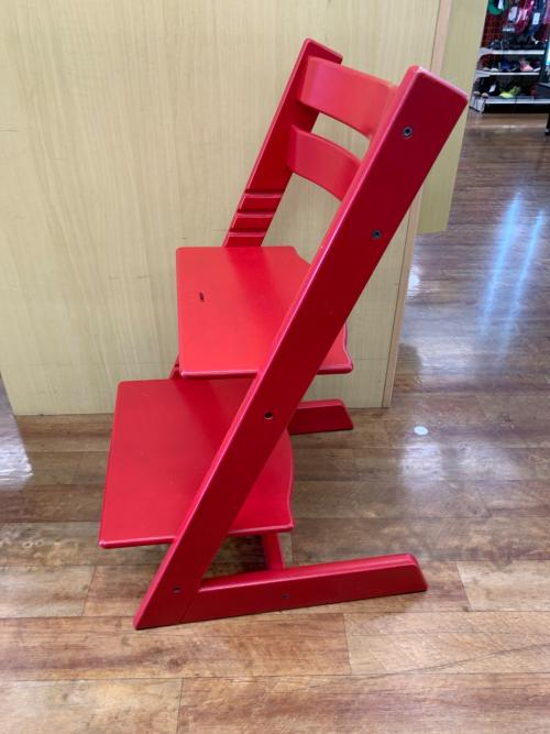 STOKKE (ストッケ) ベビーチェア S/N42403951 レッド TRIPP TRAPP