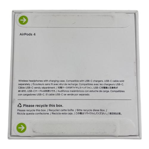 Apple (アップル) AirPods(第4世代) MXP63J/A