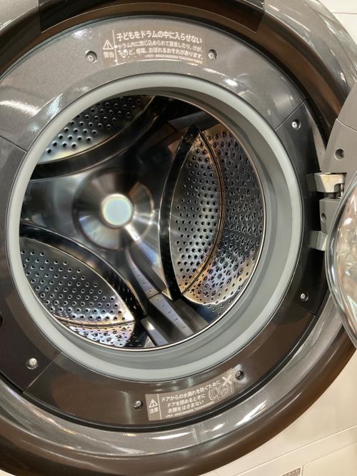 SHARP (シャープ) ドラム式電気洗濯乾燥機 ES-S7H-WR 2023年製 輸送用ボルト欠品
