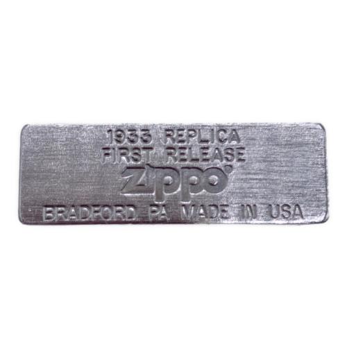 ZIPPO (ジッポ) オイルライター 2005年製8月 1933年 REPLICA