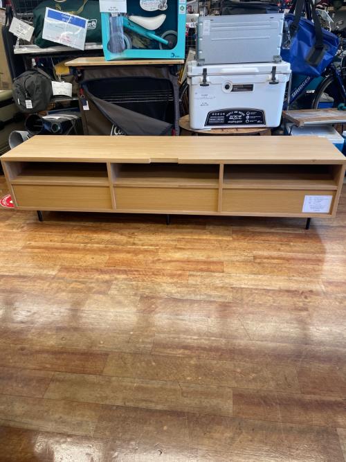 KIMIHOME テレビボード @ 幅:約180㎝ ナチュラル LINE TV BOARD C