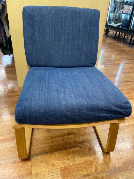 無印良品 (ムジルシリョウヒン) 1人掛けソファー デニム/ナチュラル 無印良品 (ムジルシリョウヒン) 1人掛けソファー デニム/ナチュラル