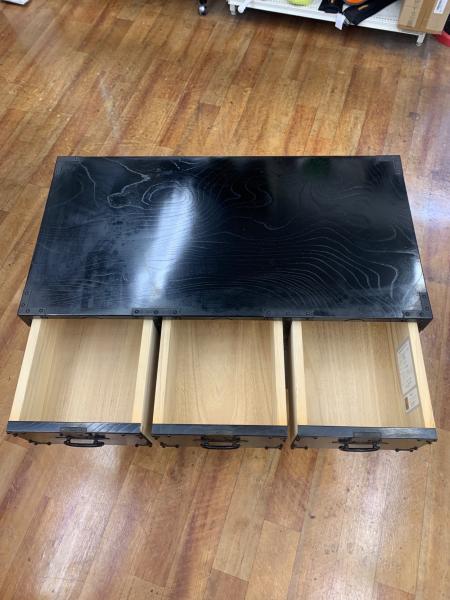 青木産業 民芸箪笥 鍵欠品 黒｜トレファクONLINE