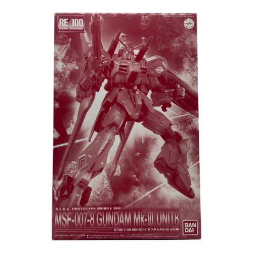 BANDAI (バンダイ) RE/100 MSF-007-8 GUNDAM Mk-Ⅲ UNIT8 ガンプラ