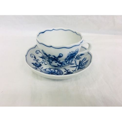 Meissen (マイセン) カップ&ソーサー ブルーオニオン 30.240円