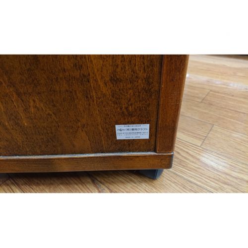 豊岡クラフト (トヨオカクラフト) 双様デスク イス付 折りたたみワゴン