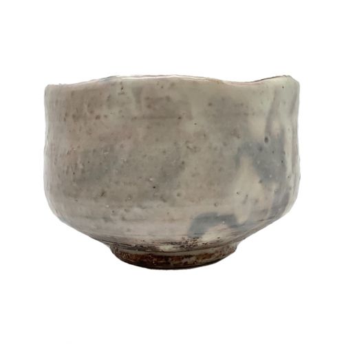 萩焼 茶盌 松林庵 玉村登陽 茶道具 抹茶茶碗 平茶碗