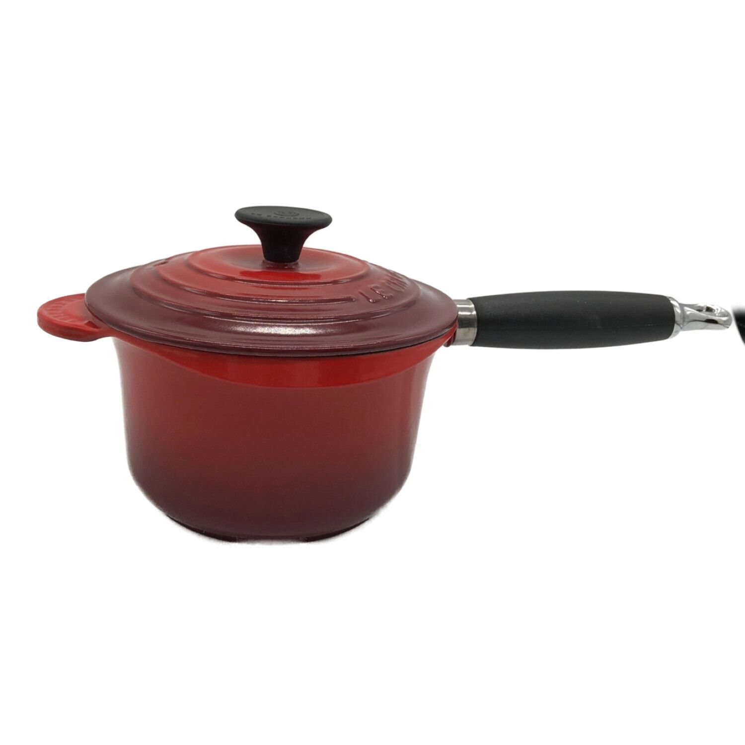 LE CREUSET (ルクルーゼ) ソースパン チェリーレッド 16cm｜トレファク