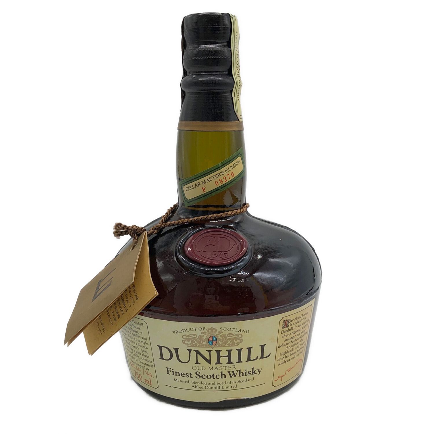 dunhill (ダンヒル) スコッチ OLD MASTER(オールドマスター) 750ml ...