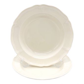 Wedgwood (ウェッジウッド) スーププレート 23cm 50221801209 クイーンズプレーン 2Pセット