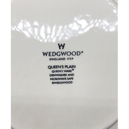 Wedgwood (ウェッジウッド) スーププレート 23cm 50221801209 クイーンズプレーン 2Pセット
