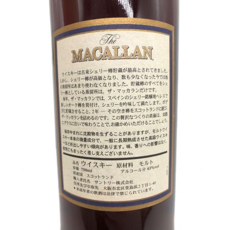 マッカラン (MACALLAN) スコッチ 750ml 箱付 18年 1981 未開封