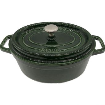 Staub (ストウブ) ココット・オーバル 23cm 背面色抜け有