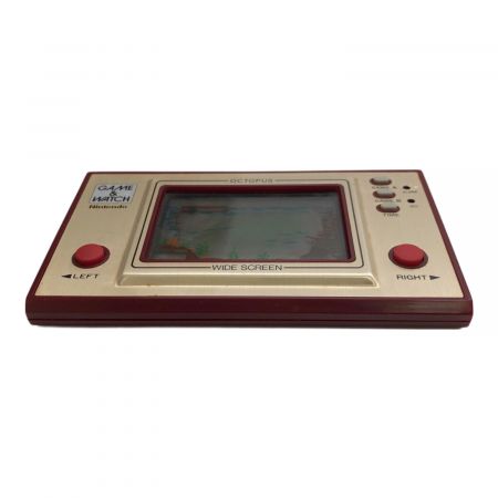 Nintendo (ニンテンドウ) GAME&WATCH オクトパス ※電池蓋割れ有 OC-22 動作確認済み 03982526｜トレファクONLINE