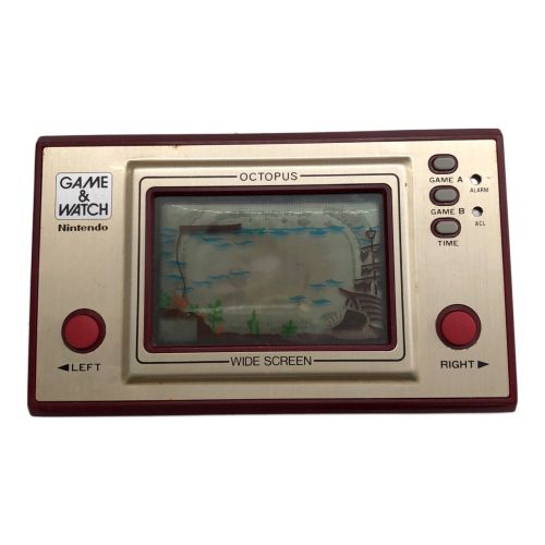 Nintendo (ニンテンドウ) GAME&WATCH オクトパス ※電池蓋割れ有 OC-22 動作確認済み 03982526