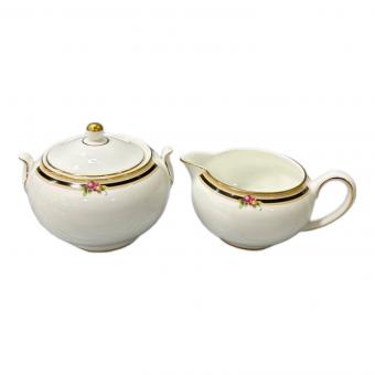 Wedgwood (ウェッジウッド) クリーマー＆シュガーポットセット クリオ(ライン) 本体のみ 程度B