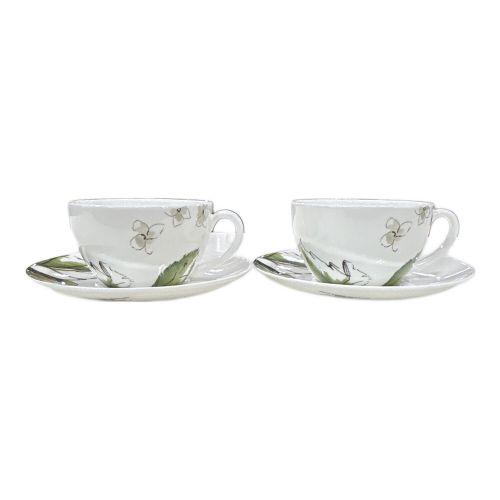 Wedgwood (ウェッジウッド) カップ&ソーサー Floral Leaf ヴェラ・ウォン 2Pセット