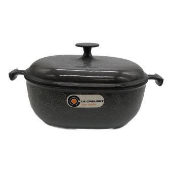 LE CREUSET (ルクルーゼ) オーバルキャセロール グレー 28cm MAMA ENZO MARI