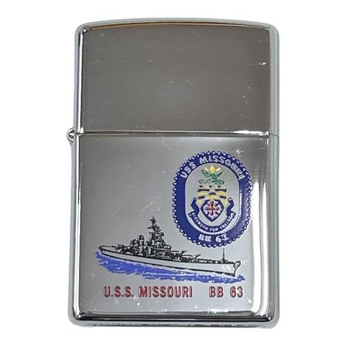 ZIPPO U.S.S MISSOURI BB63 2001年製