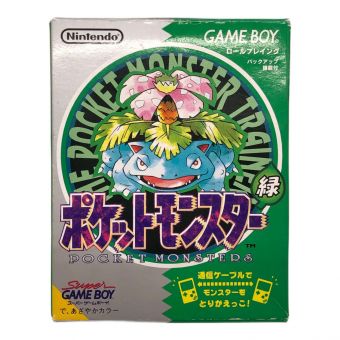 Nintendo (ニンテンドウ) ゲームボーイ用ソフト ※経年の為保証無し ポケットモンスター 緑 -